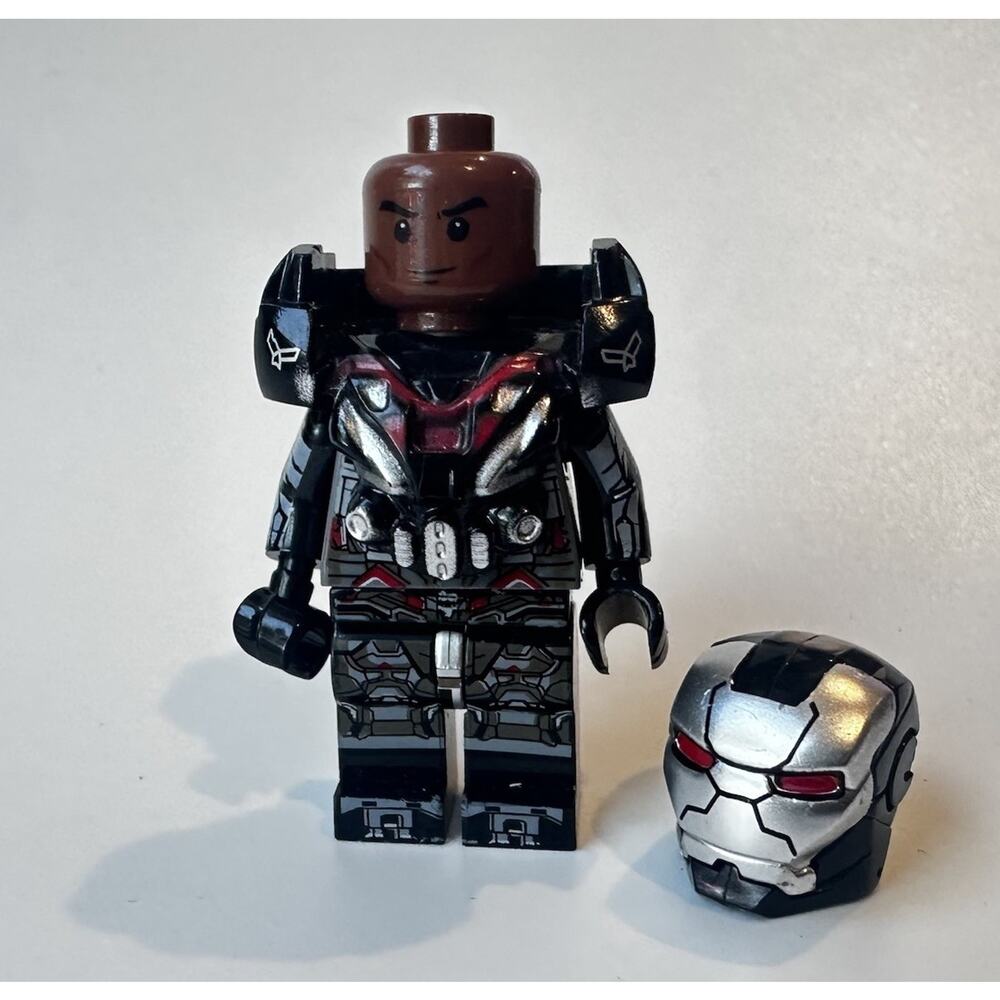 Lego Super Heroes War Machine Minifigure sh0258 From Set 76051 Marvel
